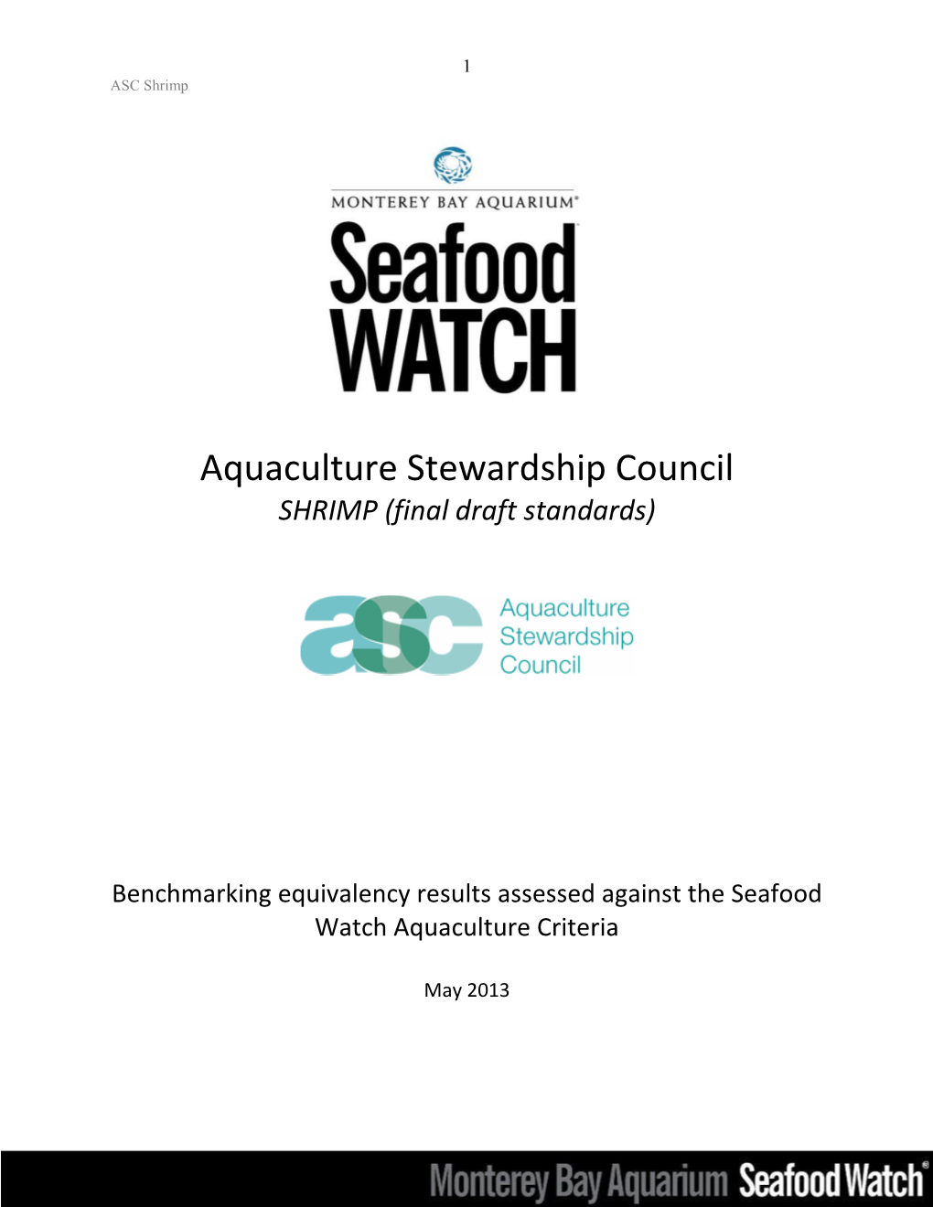 Seafood Watch Aquaculture Criteria