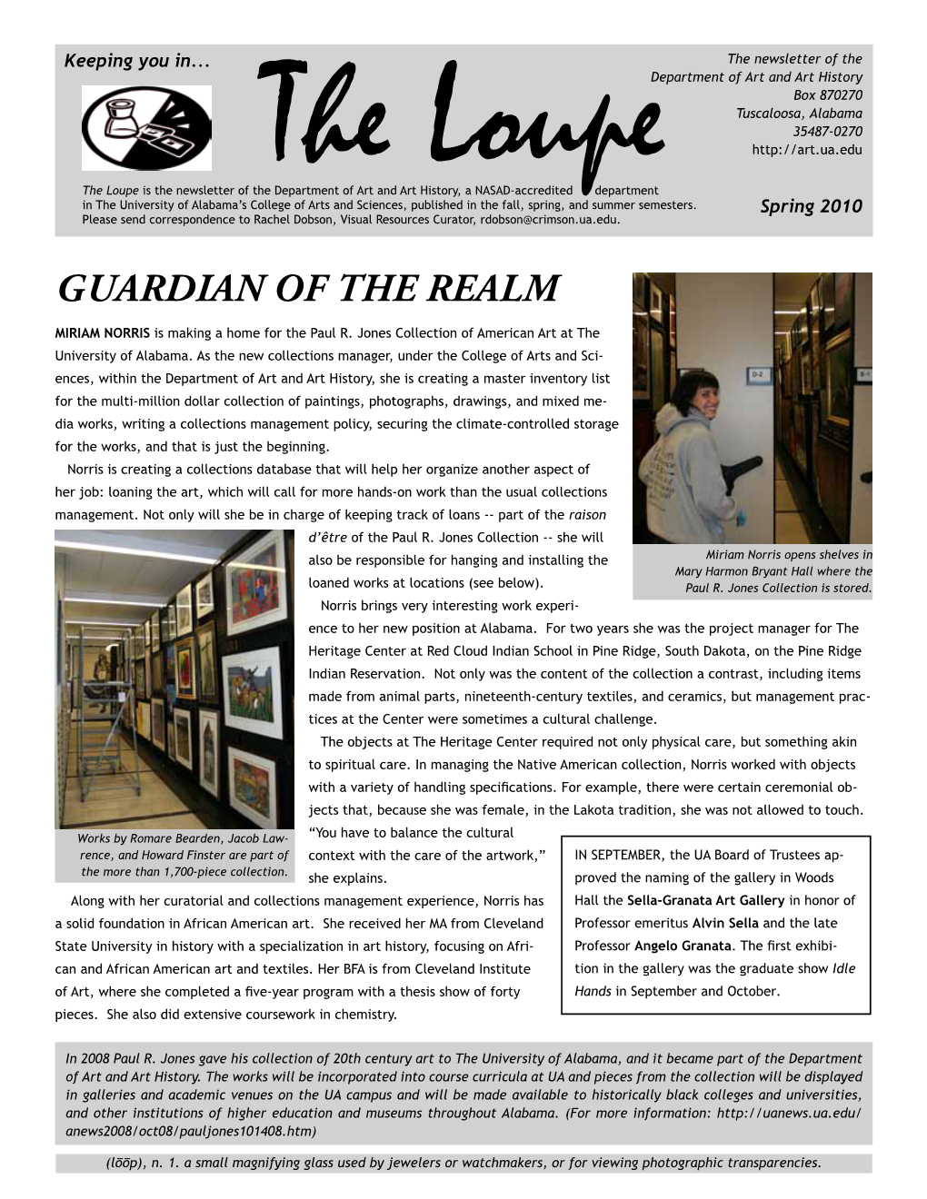 The Loupe the Newsletter Of