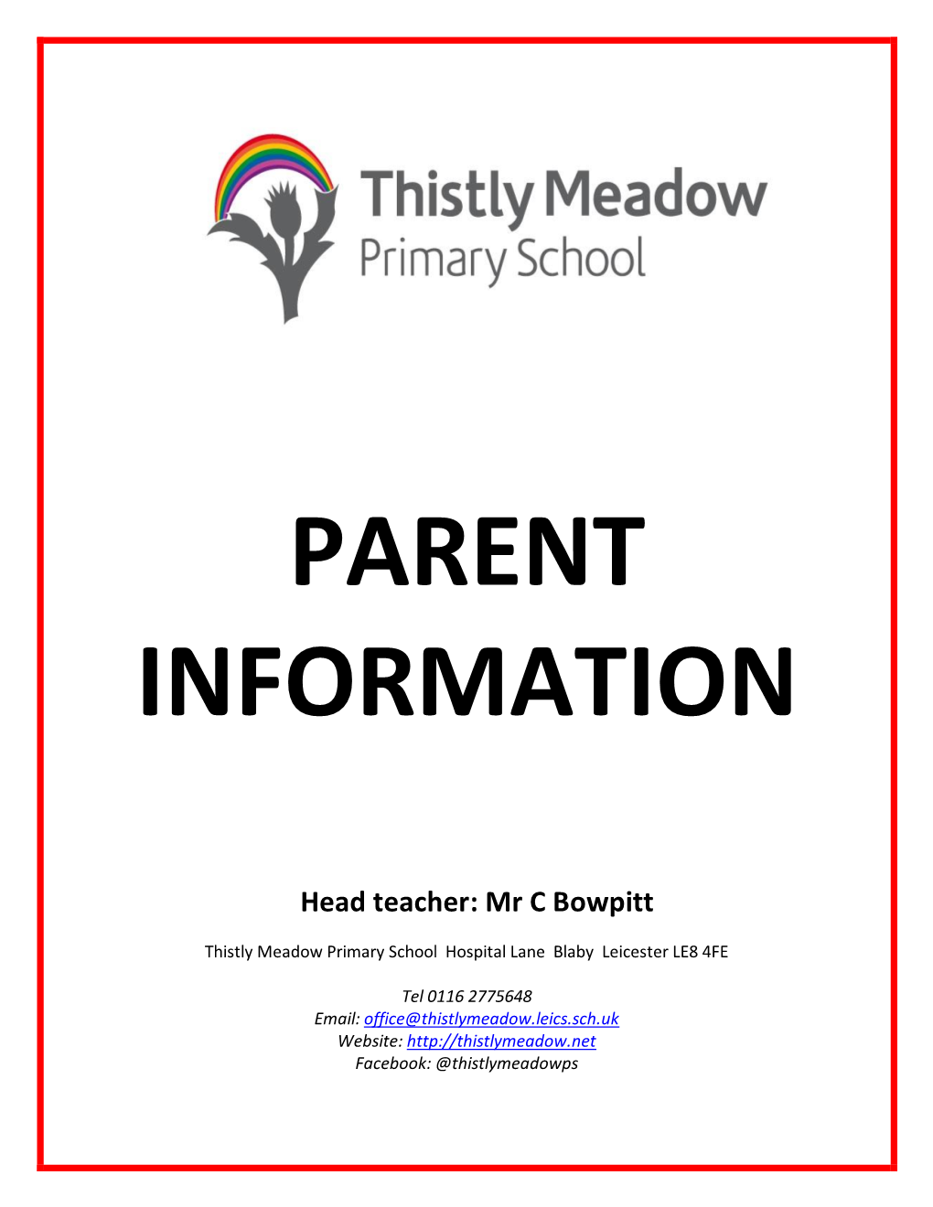 Parent Information Booklet 21-22
