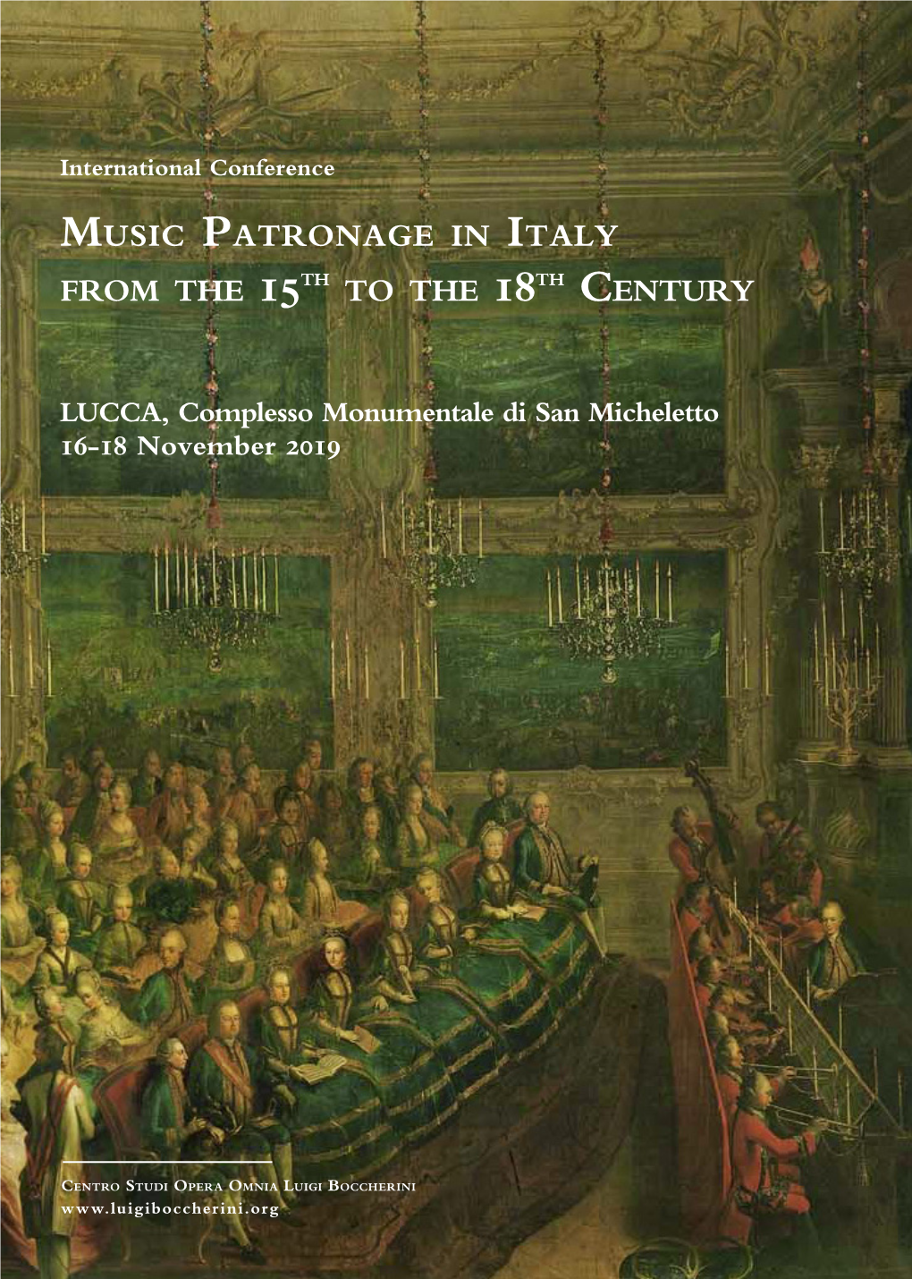 Music Patronage in Italy from the 15Th to the 18Th Century