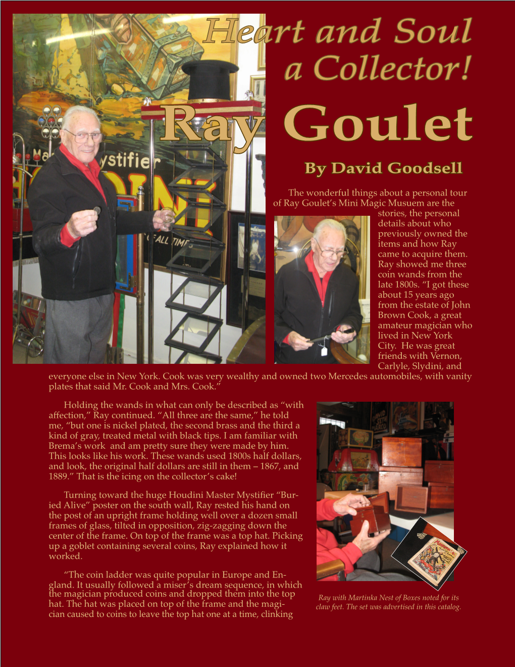 Ray Goulet by David Goodsell