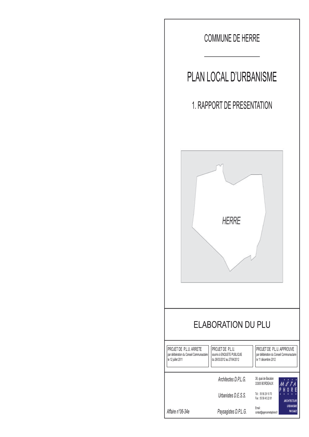 Plan Local D'urbanisme