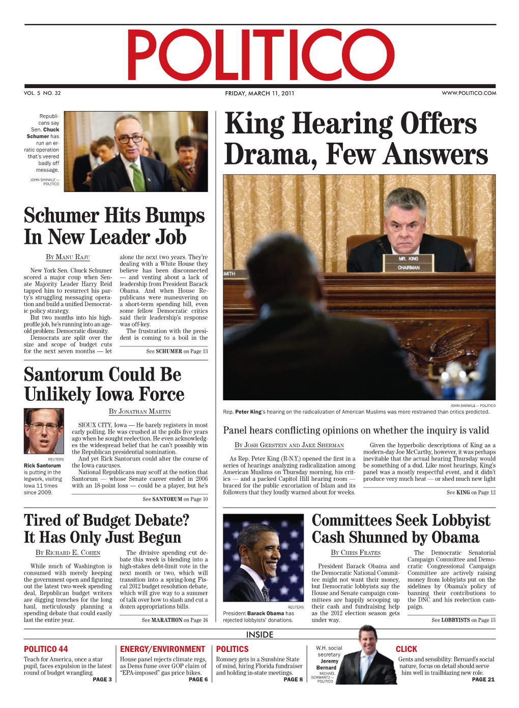 King Hearing Offers Drama, Few Answers