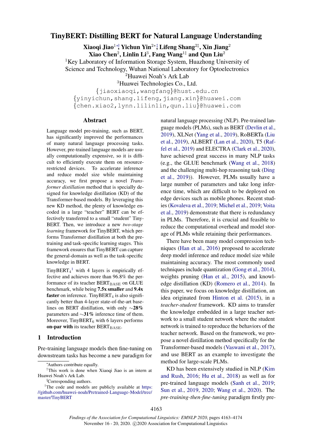 Distilling BERT for Natural Language Understanding