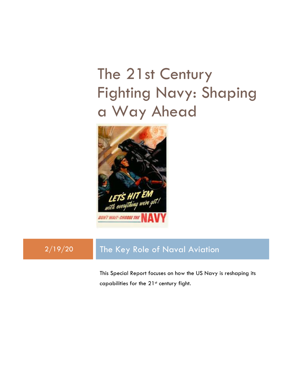 Fighting Navy Feb 19 2020