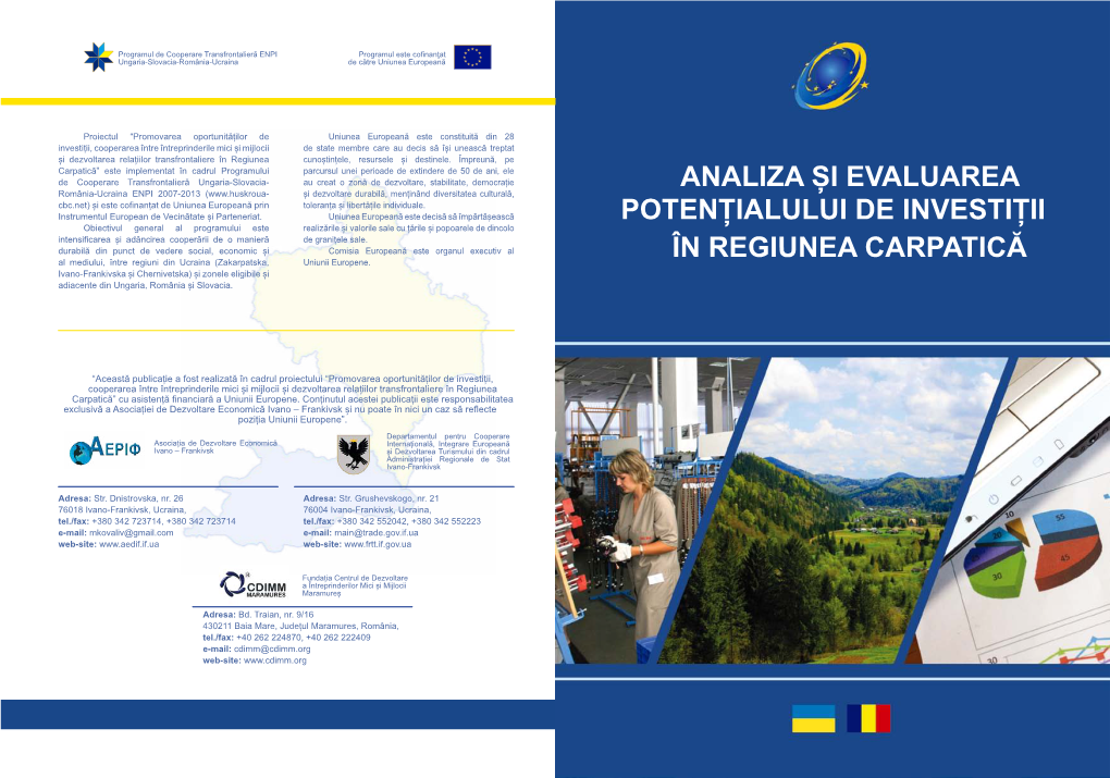 Analiza Și Evaluarea Potențialului De Investiții În Regiunea Orientali