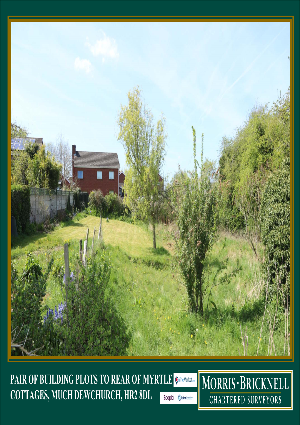 Pair of Building Plots to Rear of Myrtle Cottages, Much Dewchurch, Hr2 8Dl