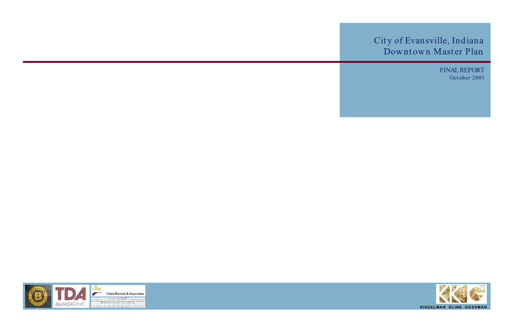 City of Evansville, Indiana Downtown Master Plan