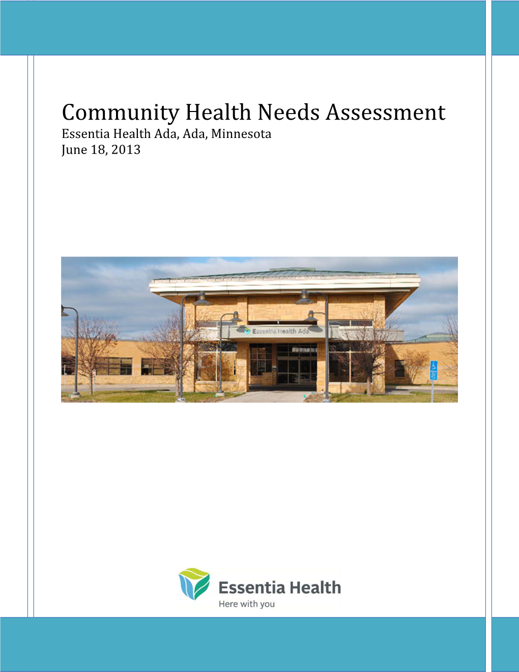 Essentia Health-Ada Community Health Needs Assessment, 2014