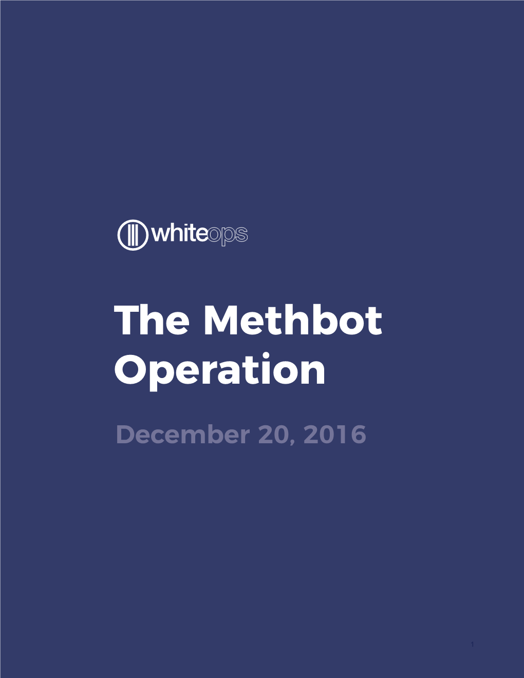The Methbot Operation