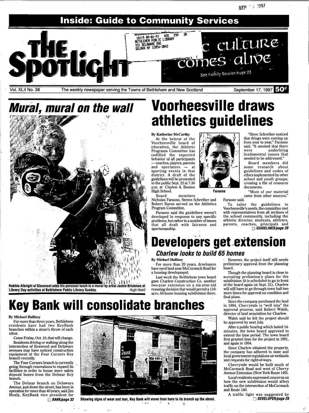 September 17, 1997 the SPOTUGHT Albany Woman Jailed in Delmar Theft Case Cmislates by Michael Hallisey Wenzl Was Known In-Town For·