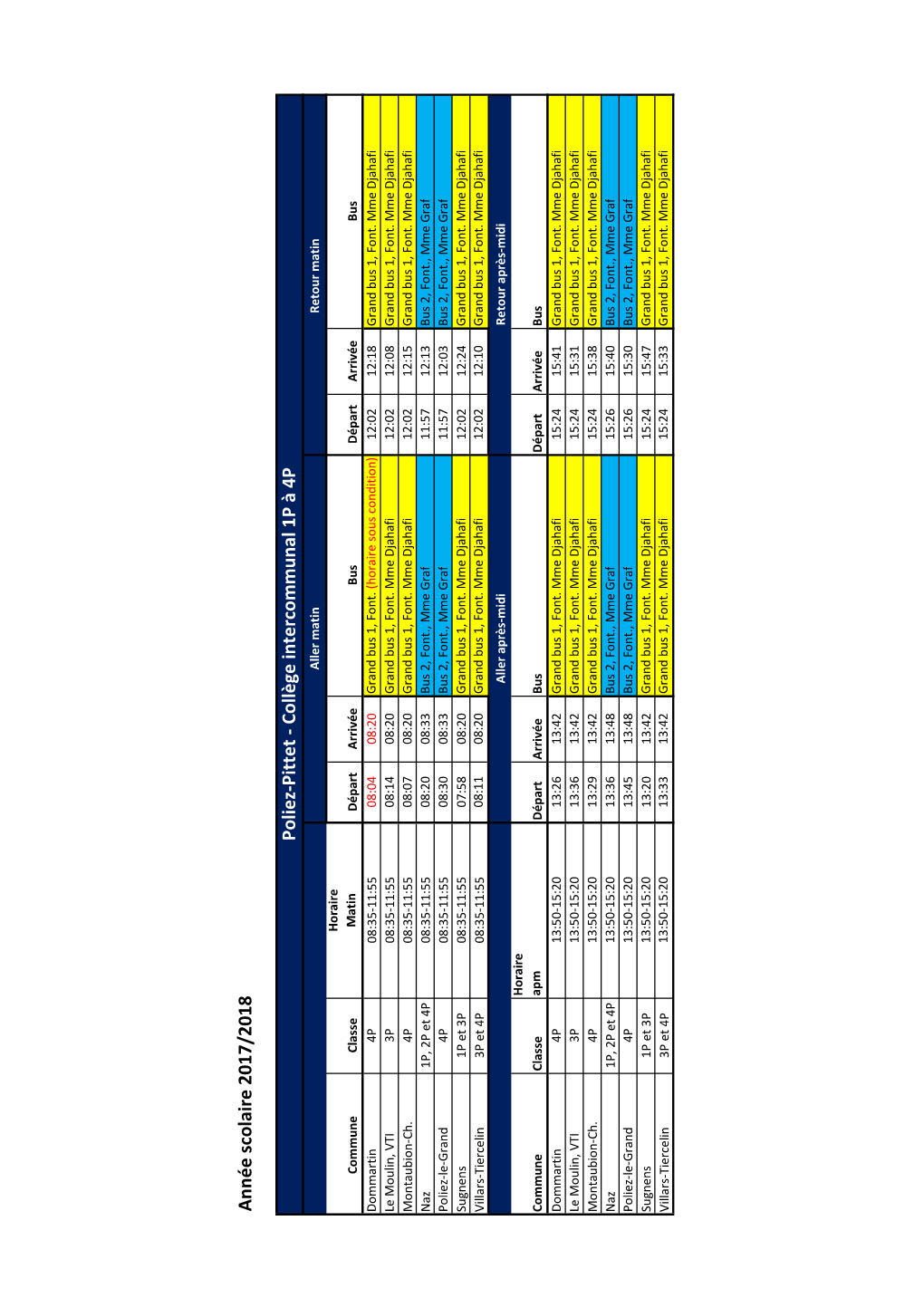 Année Scolaire 2017/2018 Poliez-Pittet