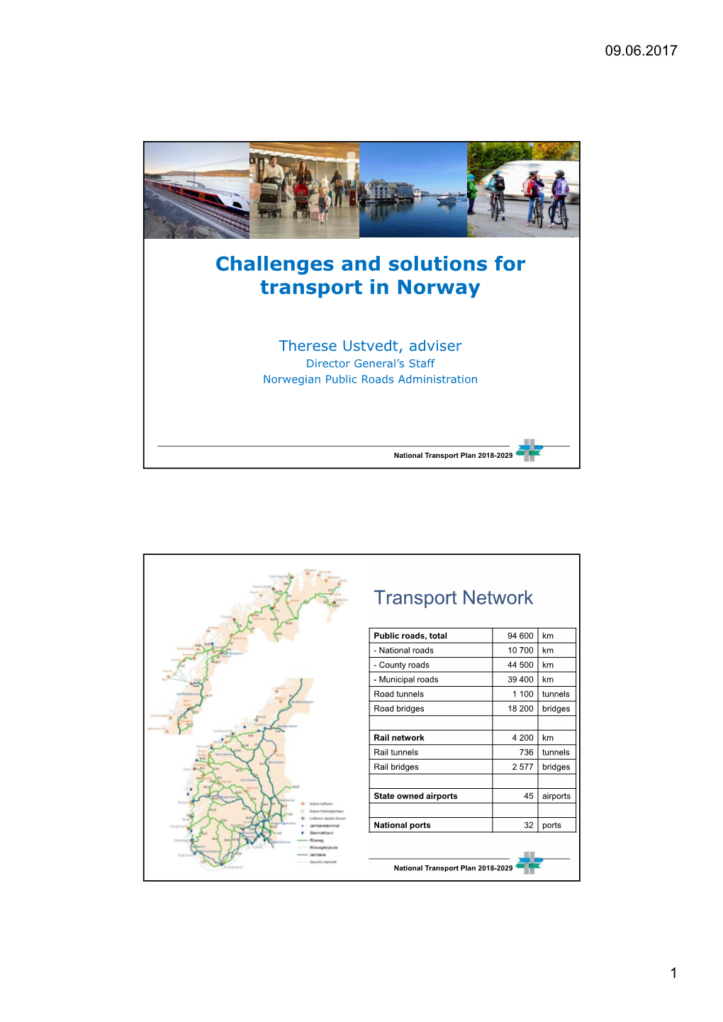 Challenges and Solutions for Transport in Norway