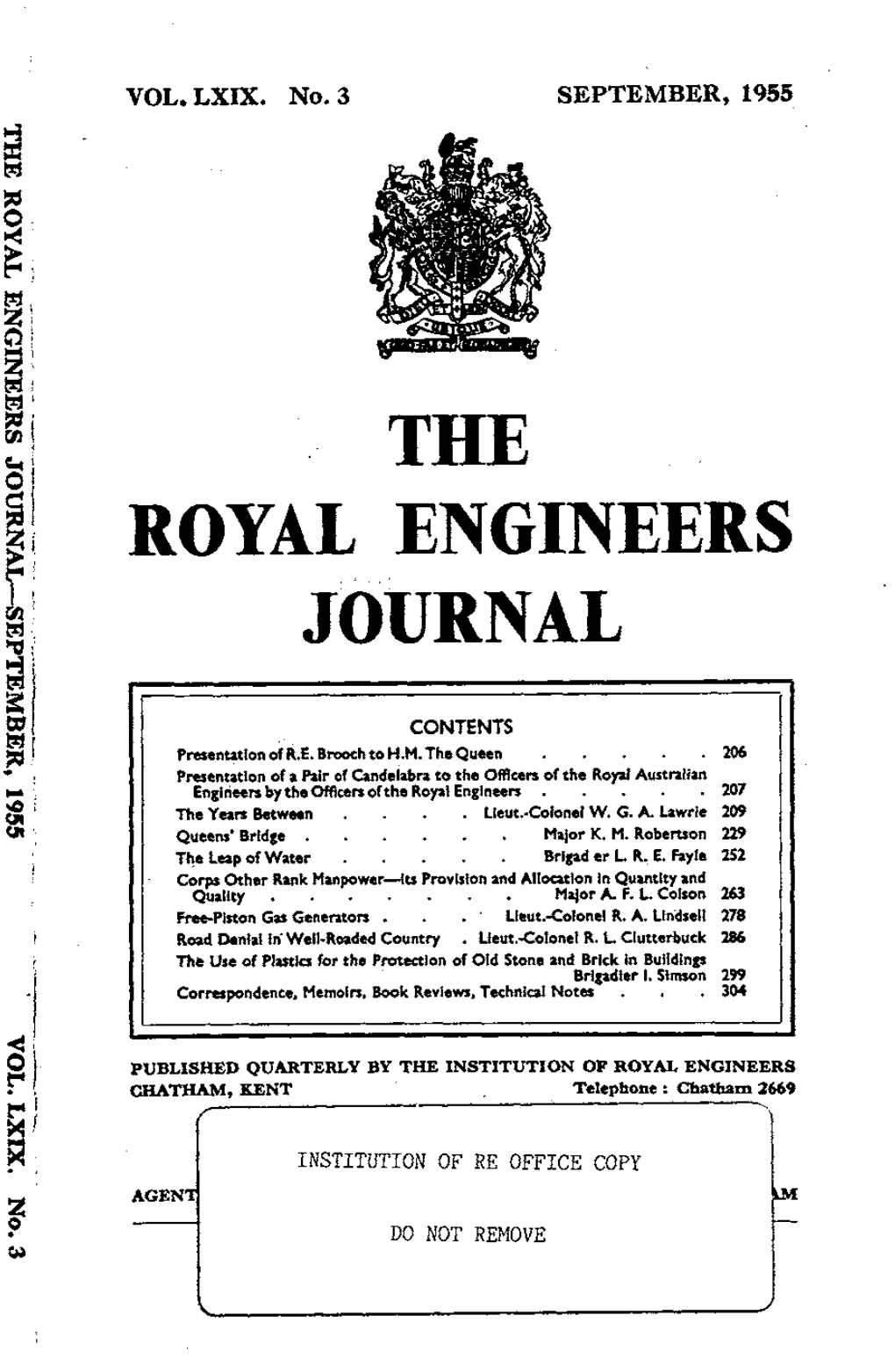 The Royal Engineers Journal