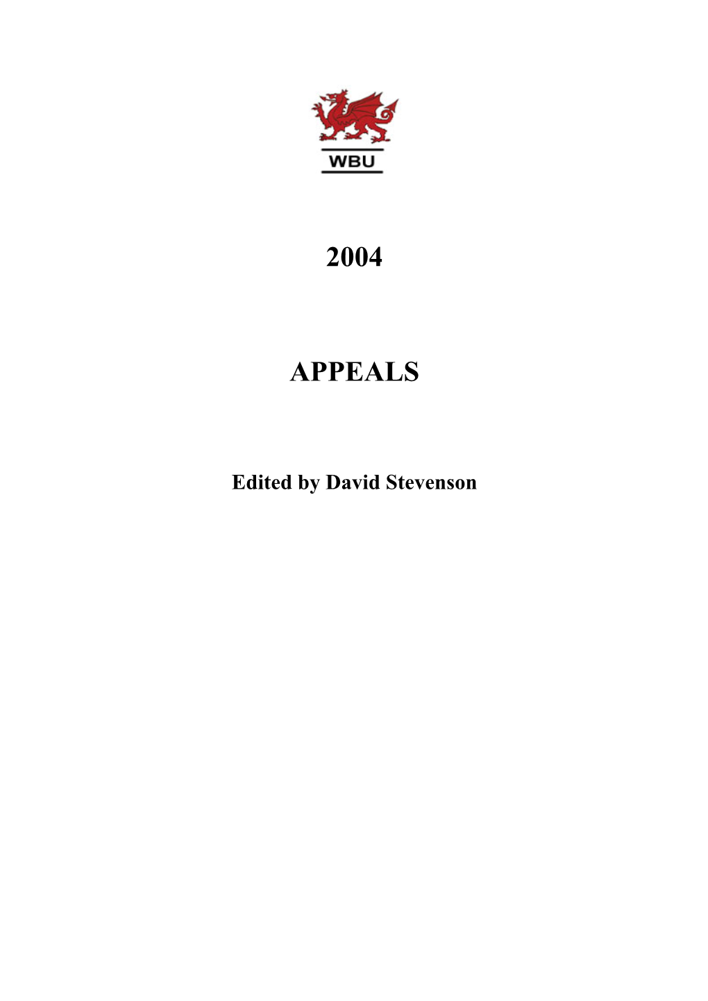 2004 Appeals