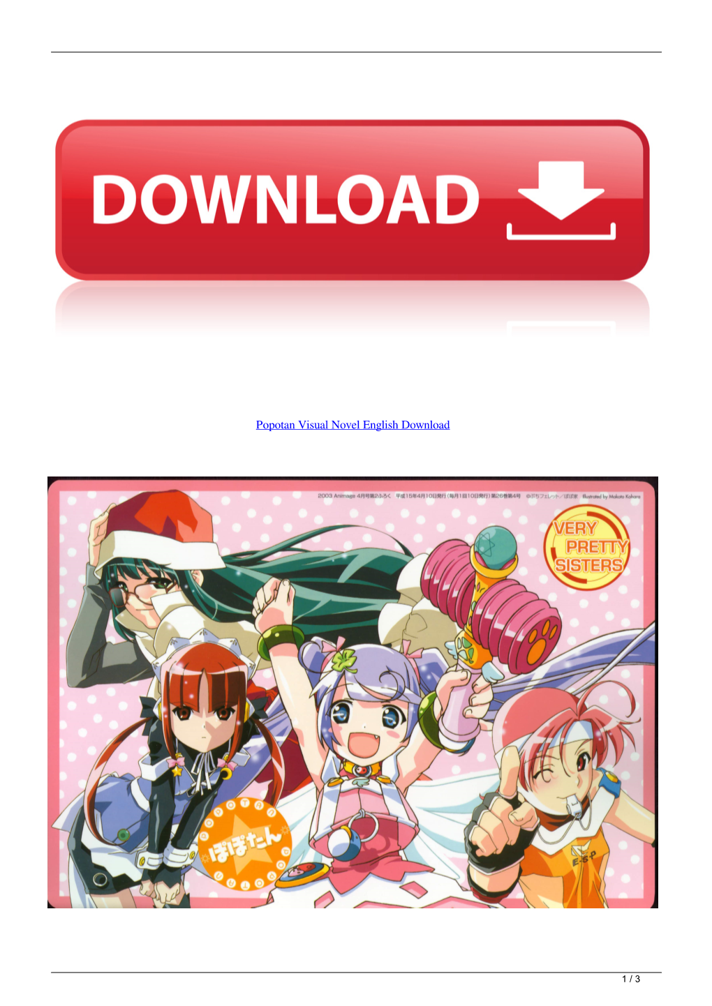 Popotan Visual Novel English Download