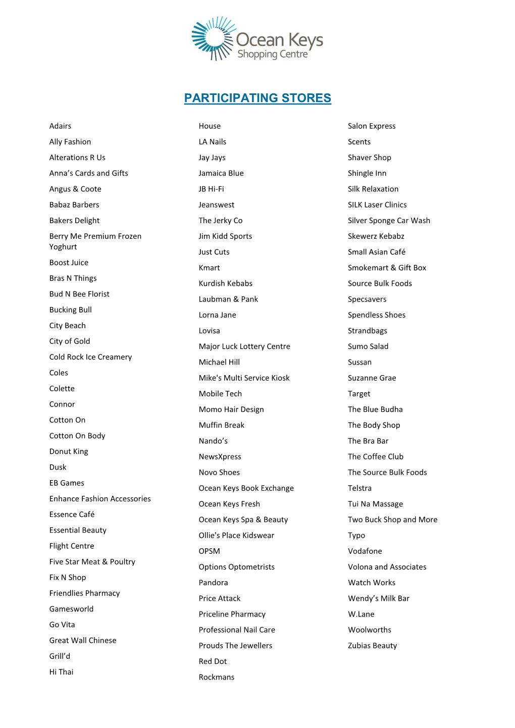 List-Of-Participating-Stores