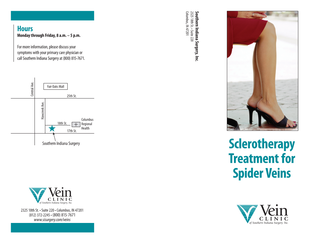 Sclerotherapy Treatment for Spider Veins