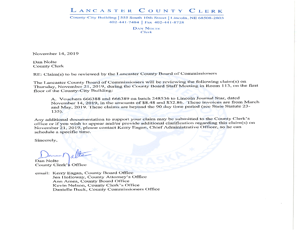 Lancaster County Clerk