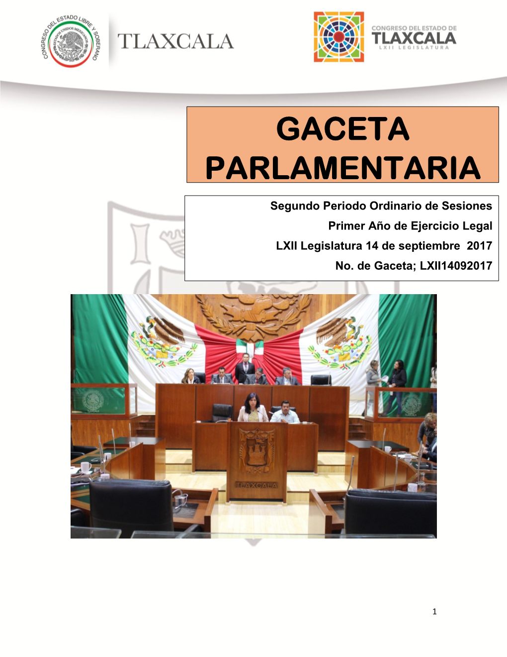 Gaceta Parlamentaria