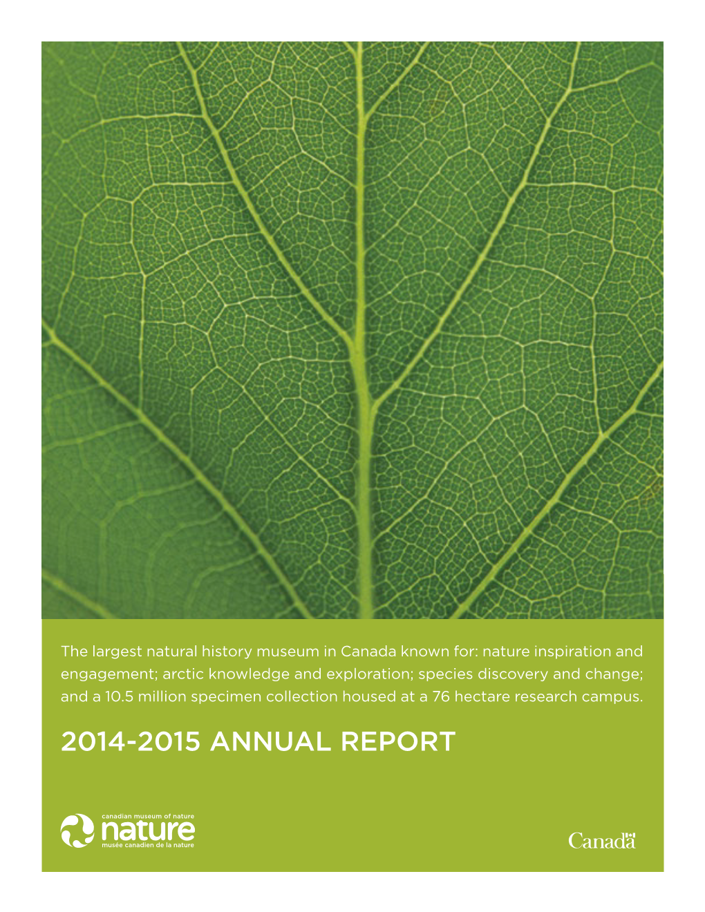 Annual Report Table of Contents