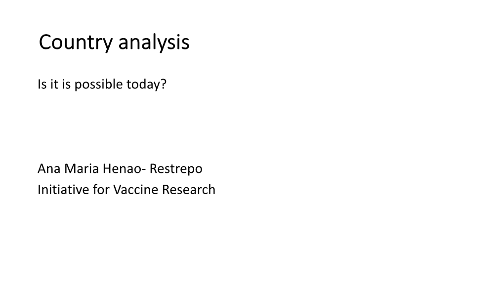 Analysis Presentation