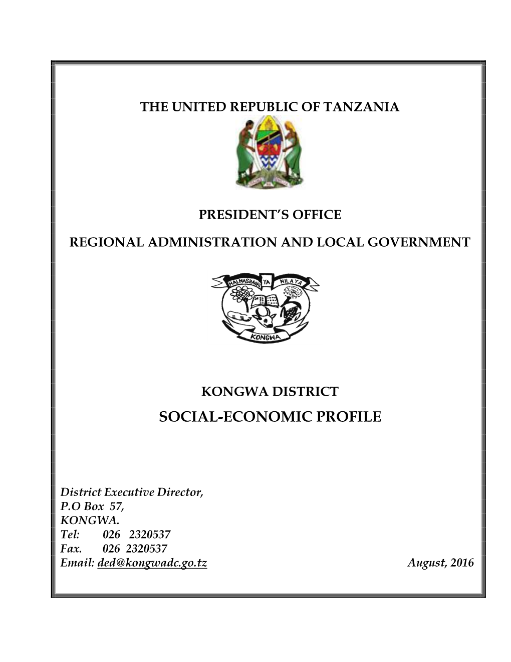 Social-Economic Profile