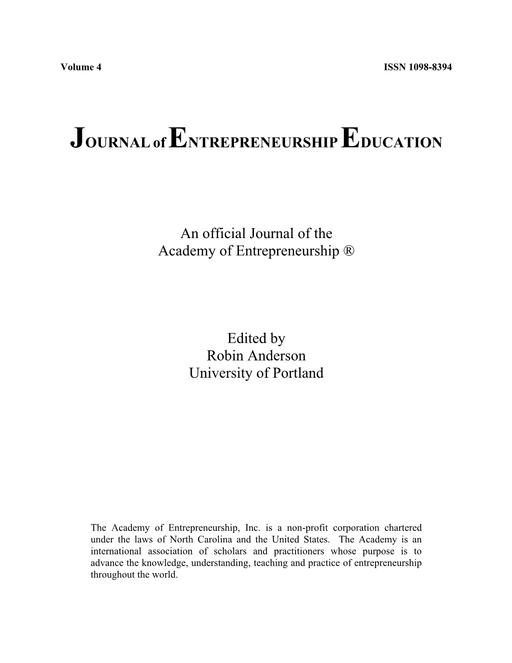 Journalofentrepreneurs