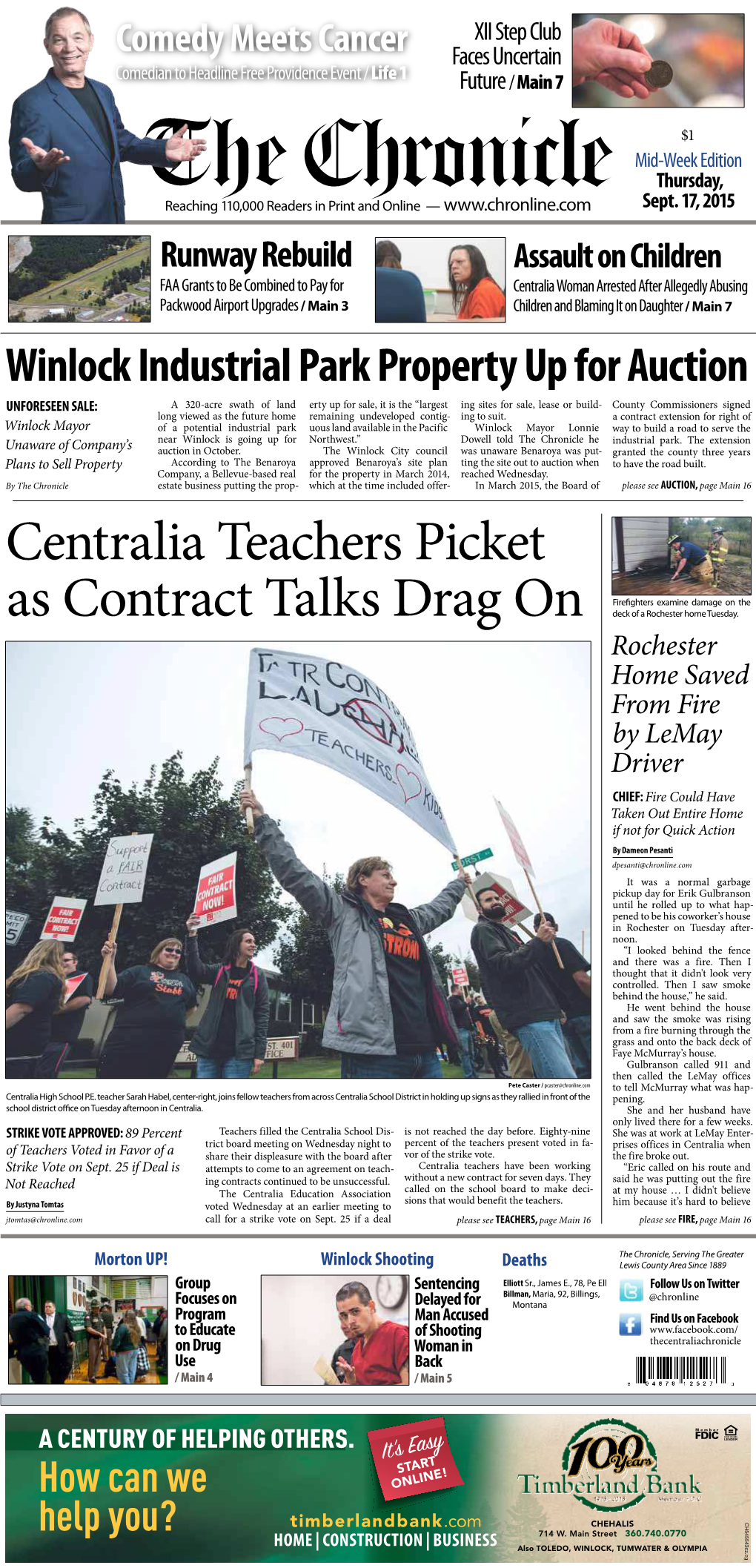 Centralia Teachers Picket As Contract Talks Drag On