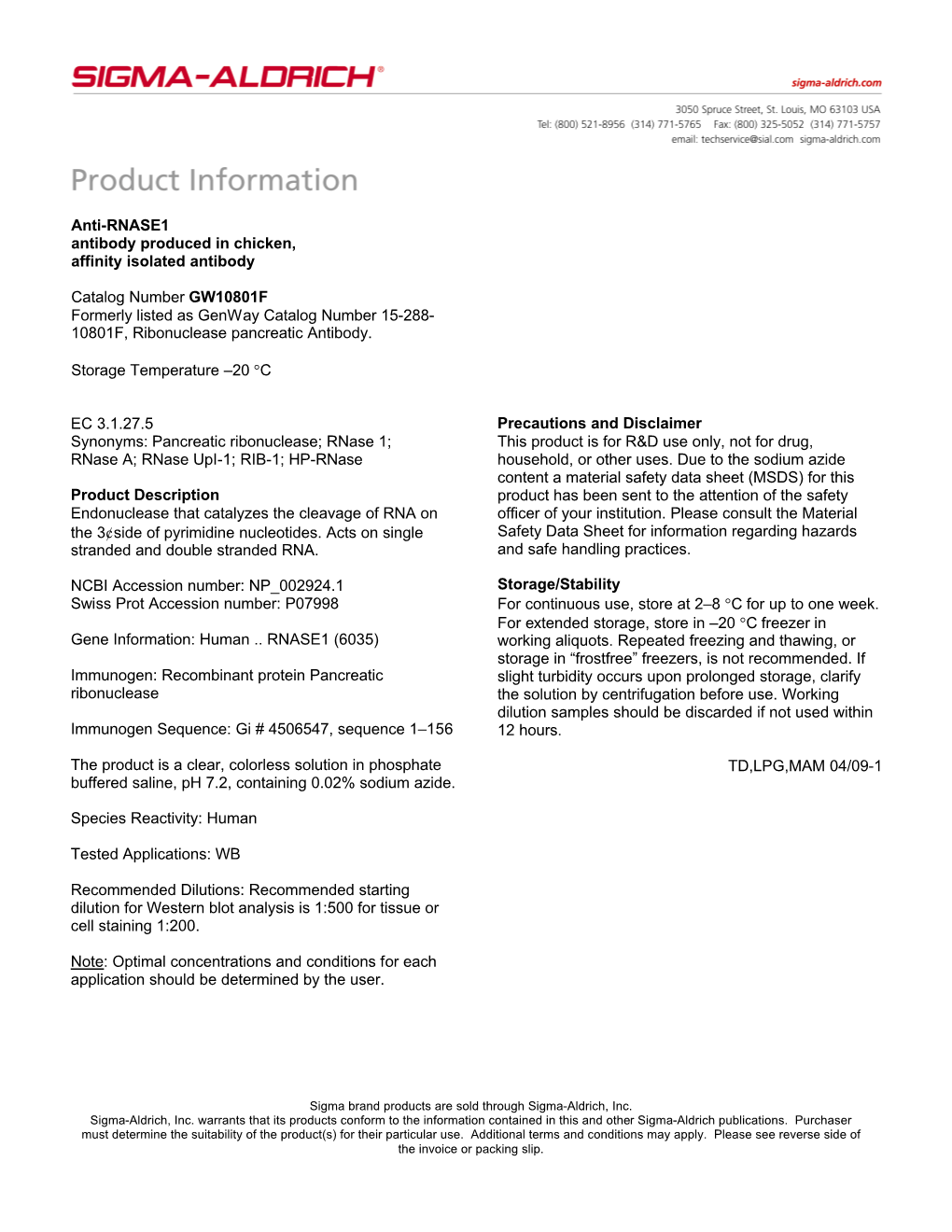 Anti-RNASE1 (GW10801F)