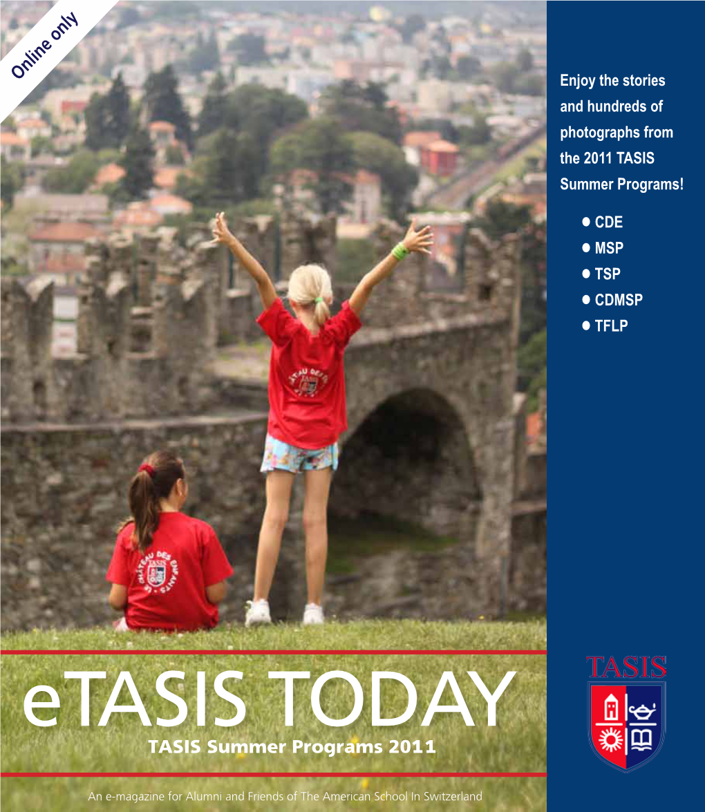 TASIS Summer Programs 2011 Online Only