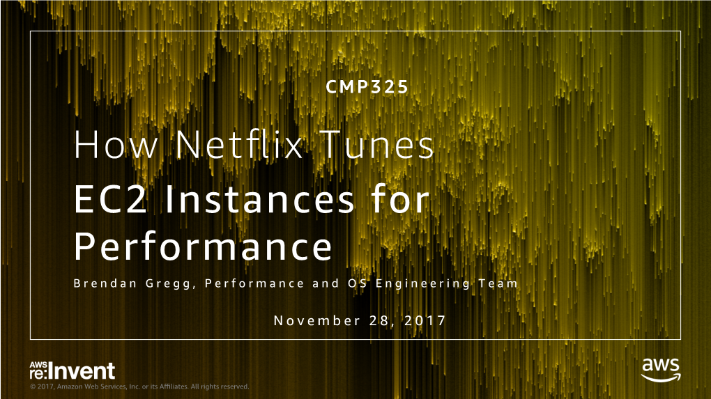 How Netflix Tunes EC2 Instances for Performance