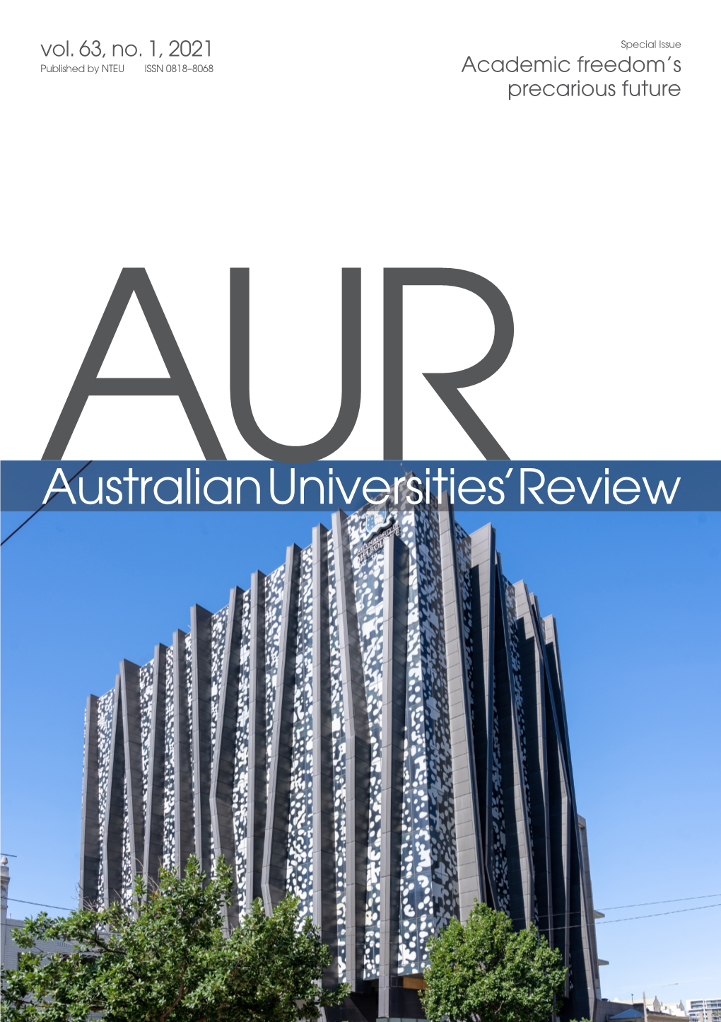 Australian Universities' Review Vol. 63, No. 1
