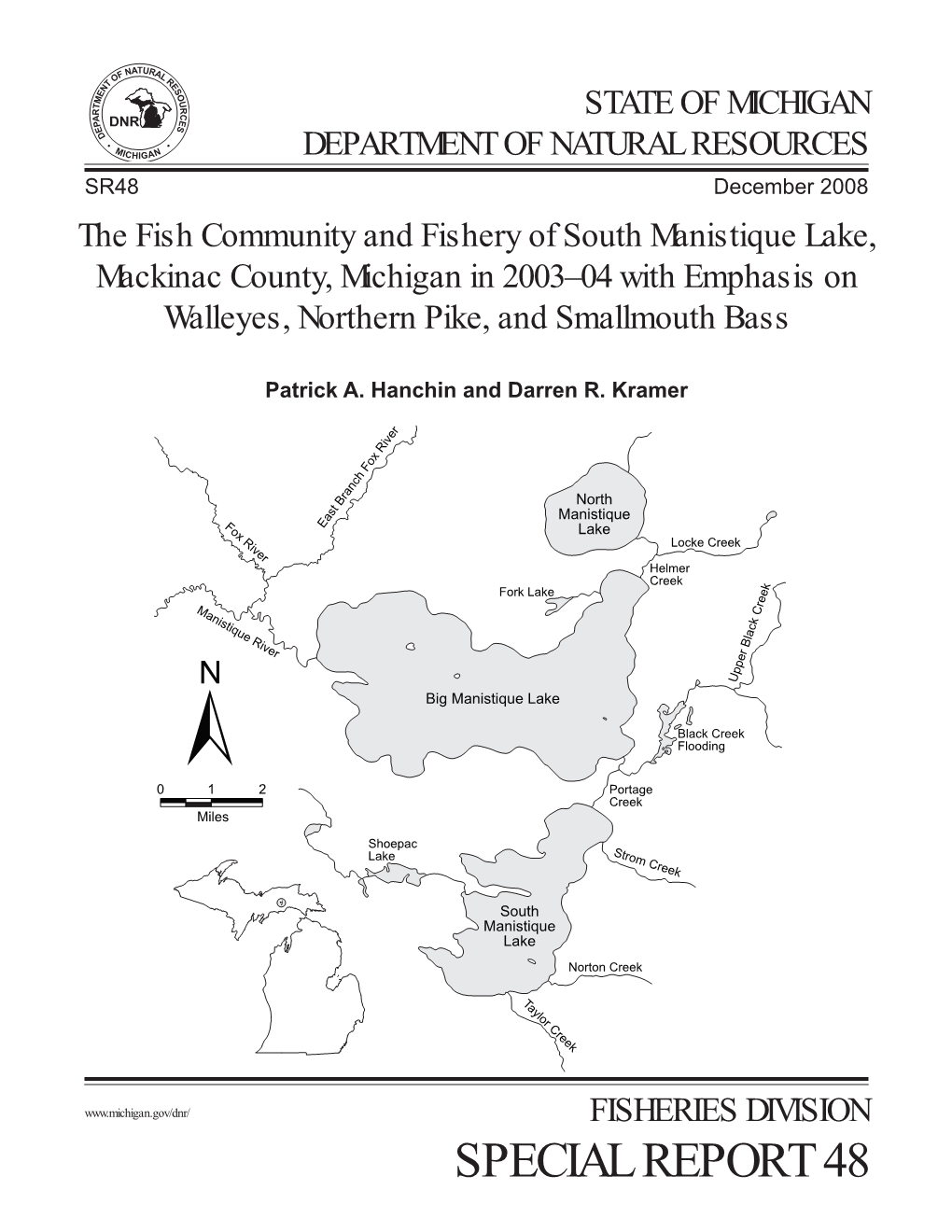 Michigan Department of Natural Resources Fisheries Division