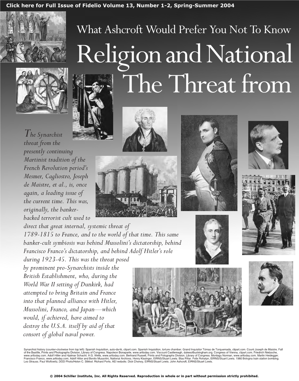 Religion and National Security: the Threat from Terrorist Cults