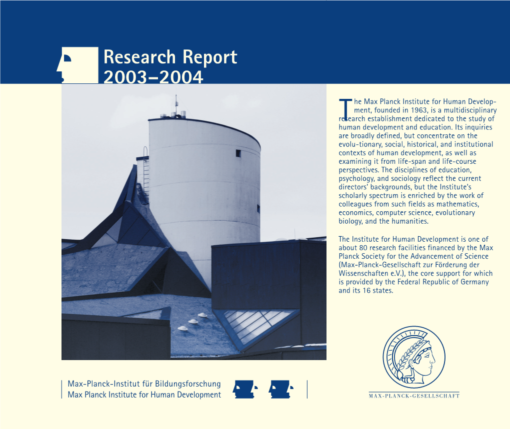 Annual Report 2003–2004