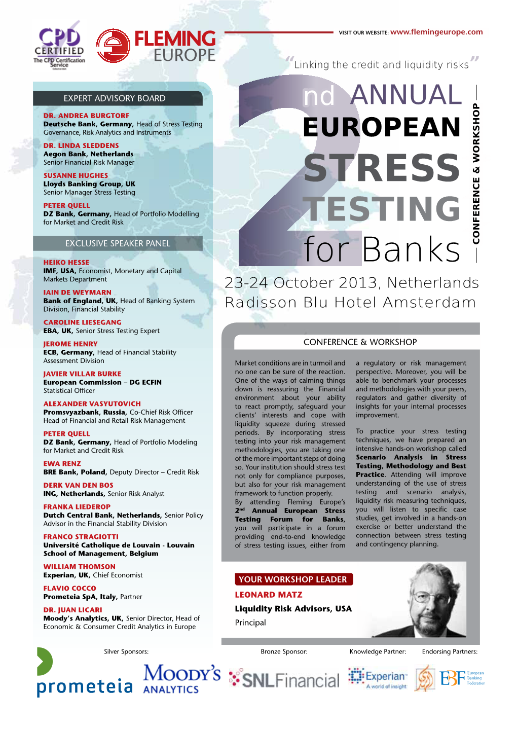 Stress Testing Governance, Risk Analytics and Instruments European Dr