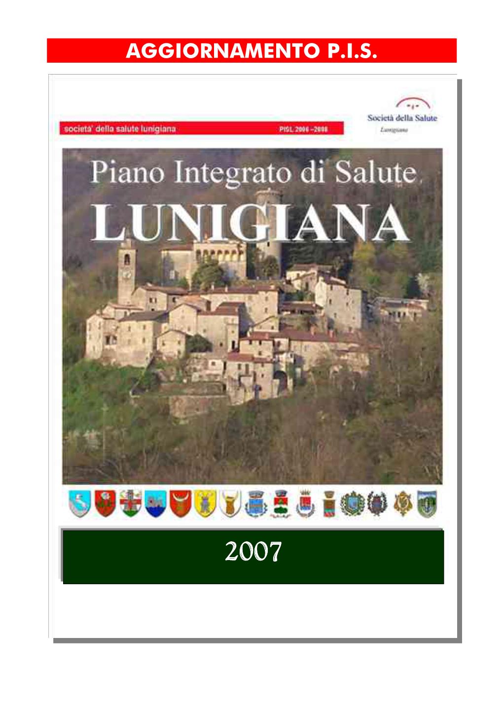 2007 Piano Integrato Di Salute Aggiornamento