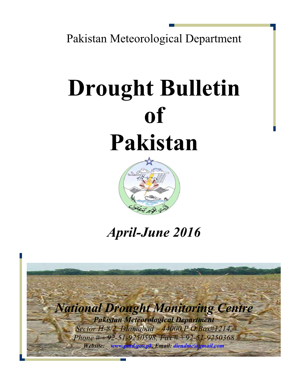 April to June Quarterly Bulletin