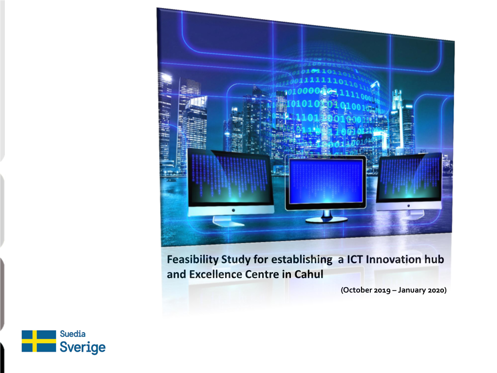 Feasibility Study for Establishing a ICT Innovation Hub and Excellence Centre in Cahul (October 2019 – January 2020)