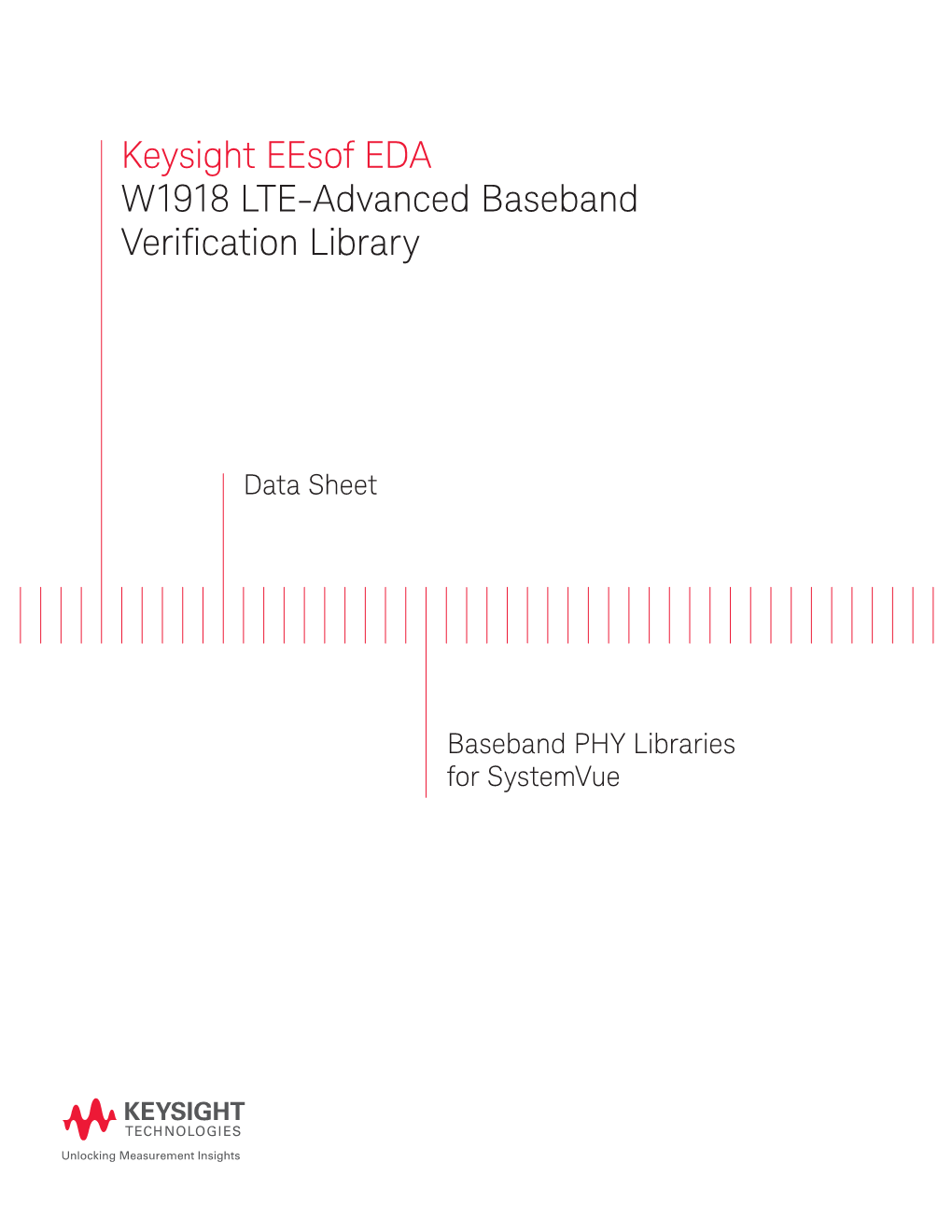 W1918 LTE-Advanced Baseband Verification Library