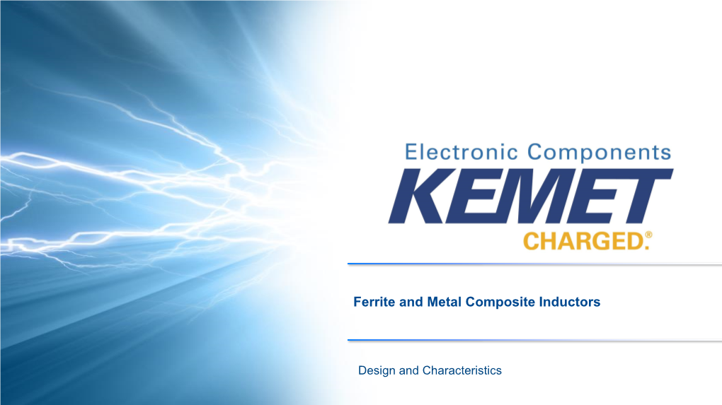 Ferrite and Metal Composite Inductors