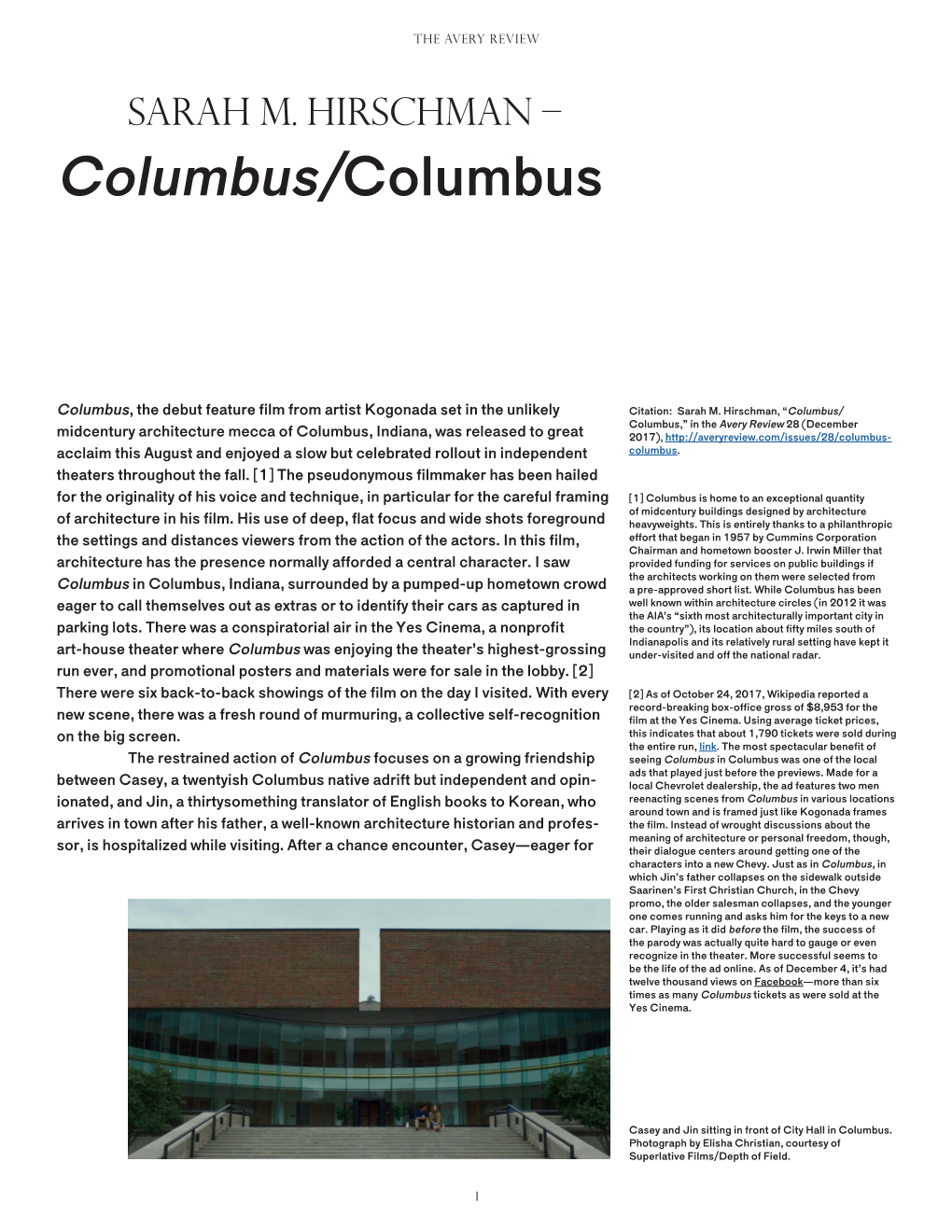 Columbus/Columbus