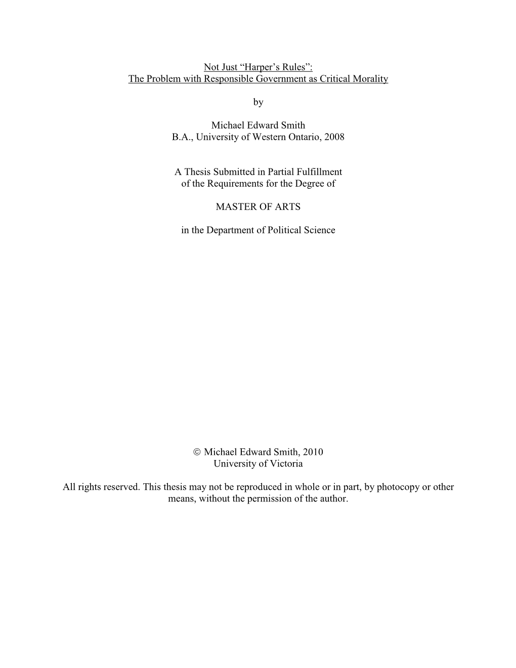 Uvic Thesis Template