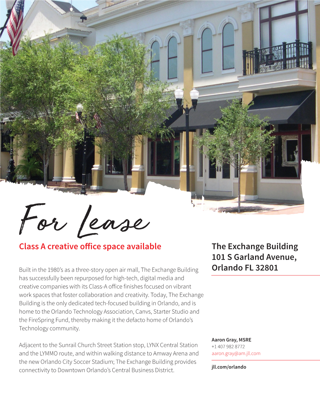 Class a Creative Office Space Available the Exchange Building 101 S