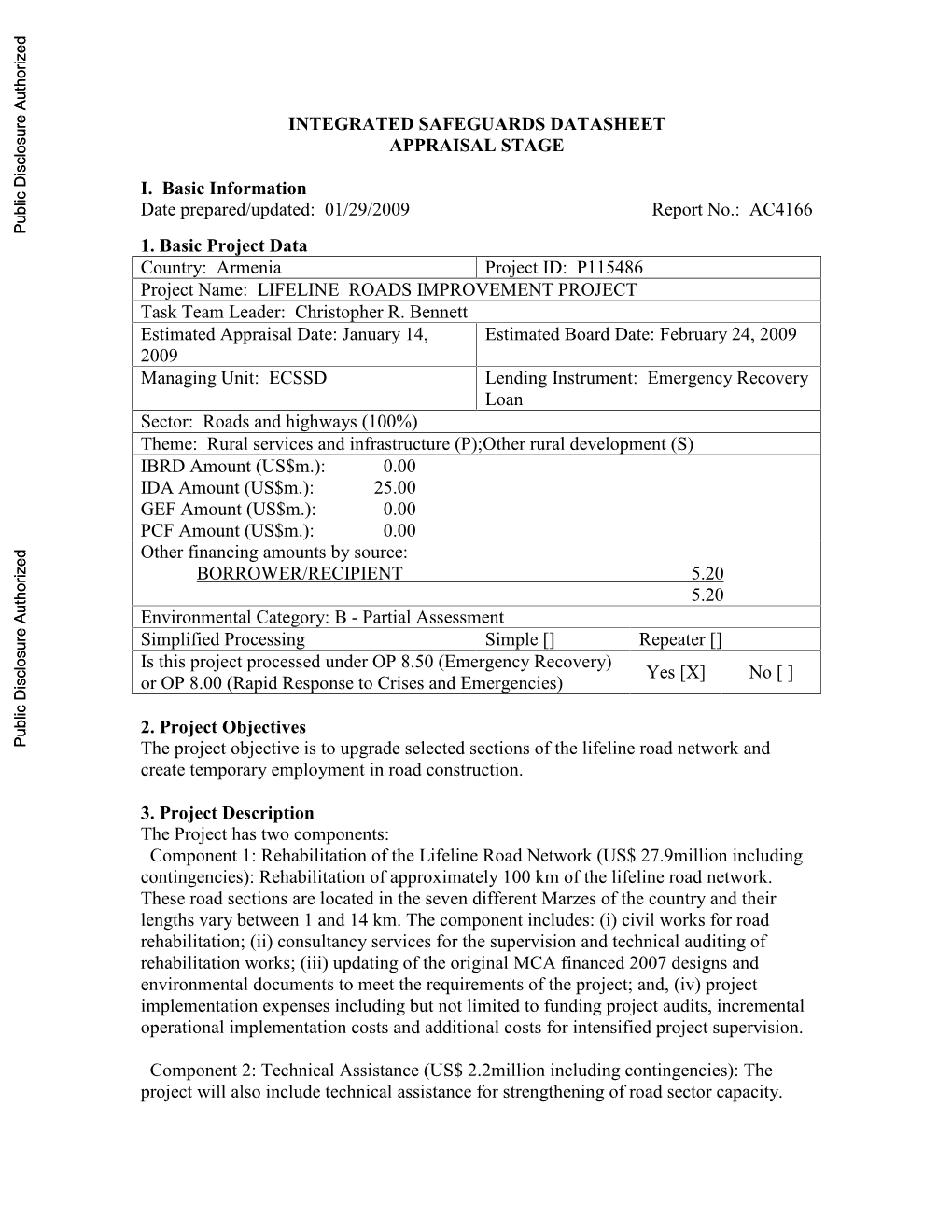 World Bank Document