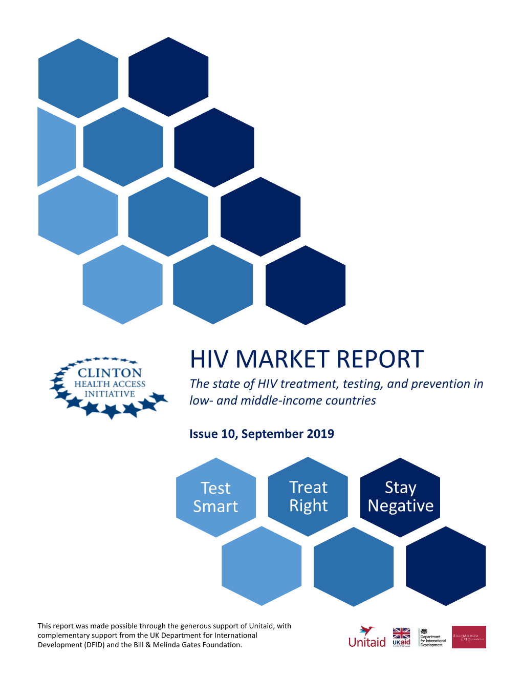 HIV MARKET REPORT the State of HIV Treatment, Testing, and Prevention in Low- and Middle-Income Countries