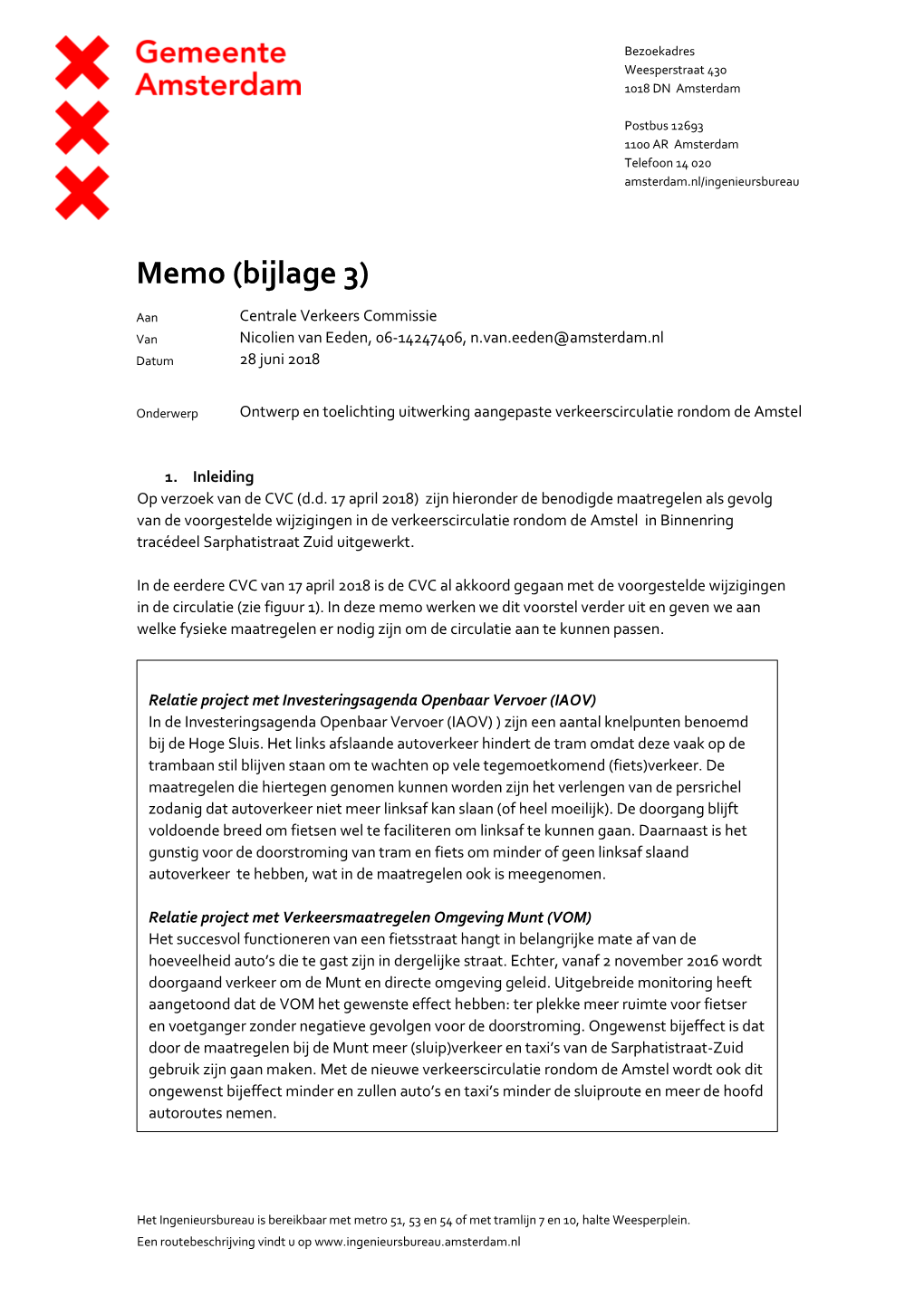 Memo (Bijlage 3)