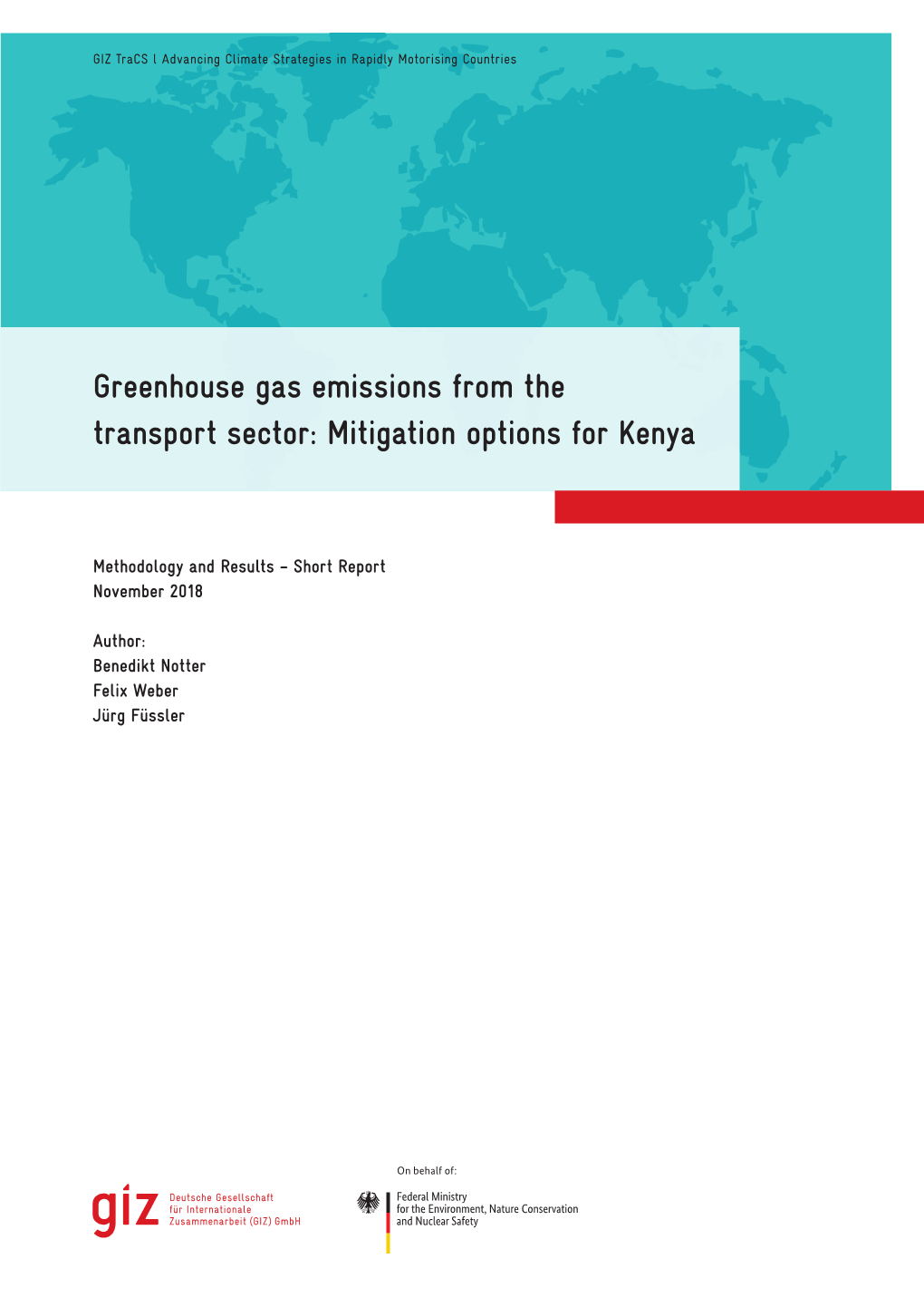 Greenhouse Gas Emissions from the Transport Sector: Mitigation Options for Kenya