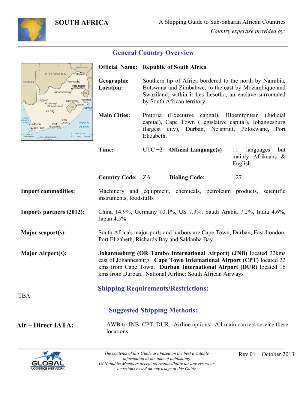 A Shipping Guide to Sub-Saharan African Countries